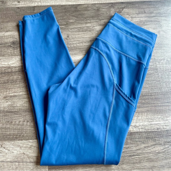 Zyia Blue Athletic Leggings Size 2 - Picture 8 of 8